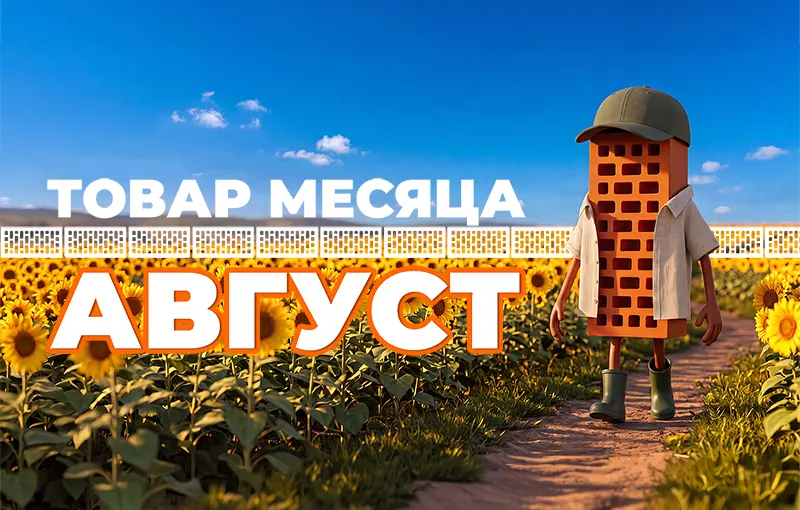 Товар месяца - облицовочный кирпич BRAER.