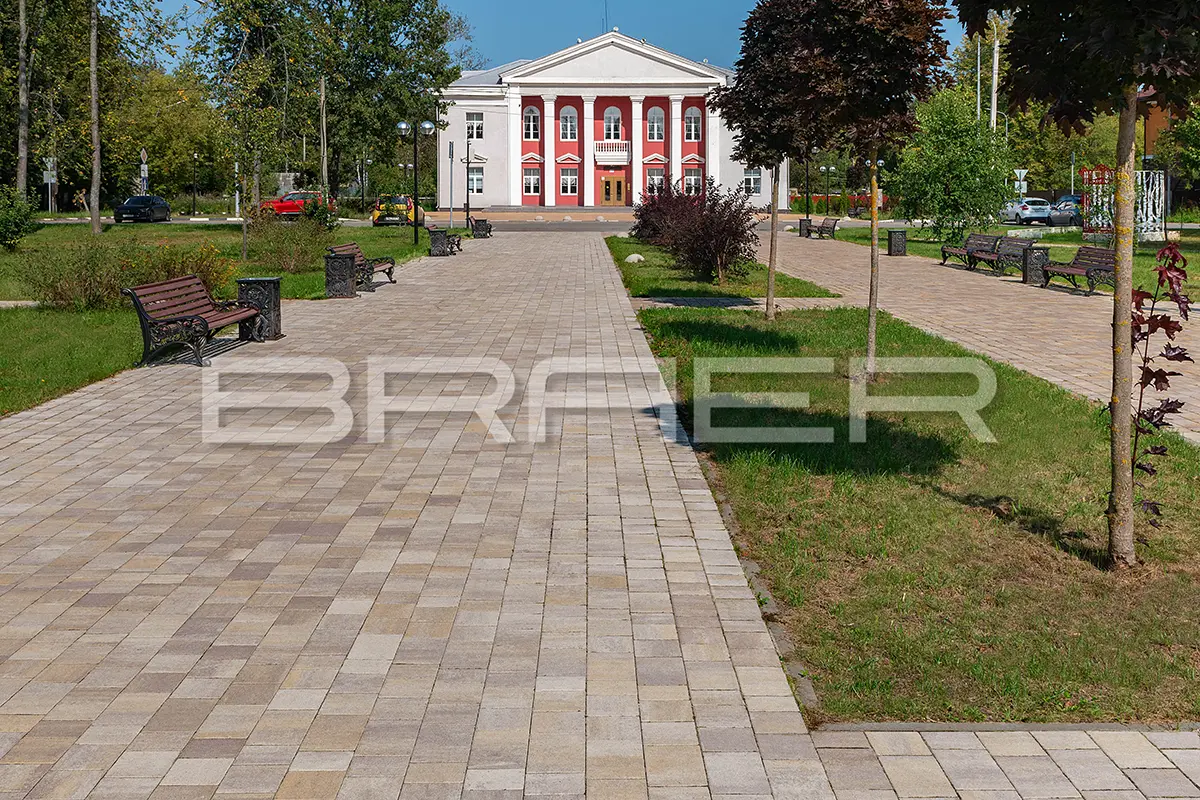 СДК Всеволодово, Электросталь — плитка Старый город Венусбергер, Color Mix Степь
